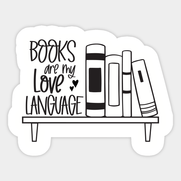 books are my love language Sticker by Mstudio